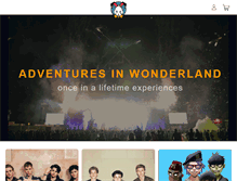 Tablet Screenshot of adventuresinwonderland.com